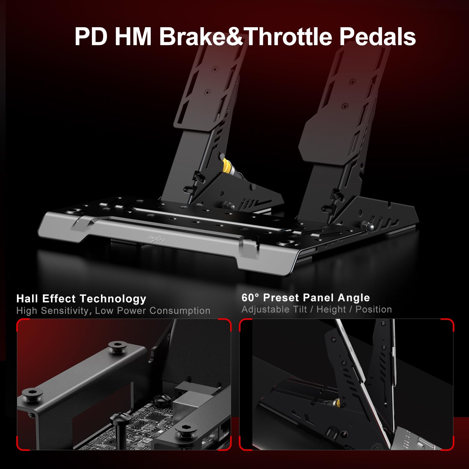 PXN VD6 Direct Drive Bundle - PC Steering Wheel and Pedals – 6 Nm Direct Drive Servo Motor Base