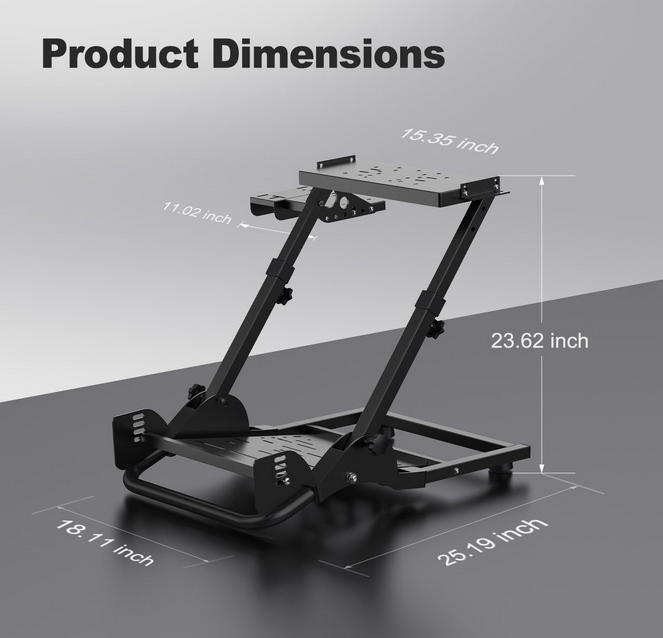 PXN A10 PC Racing Wheel Stand - Simulator Cockpit Wheel Stand Racing